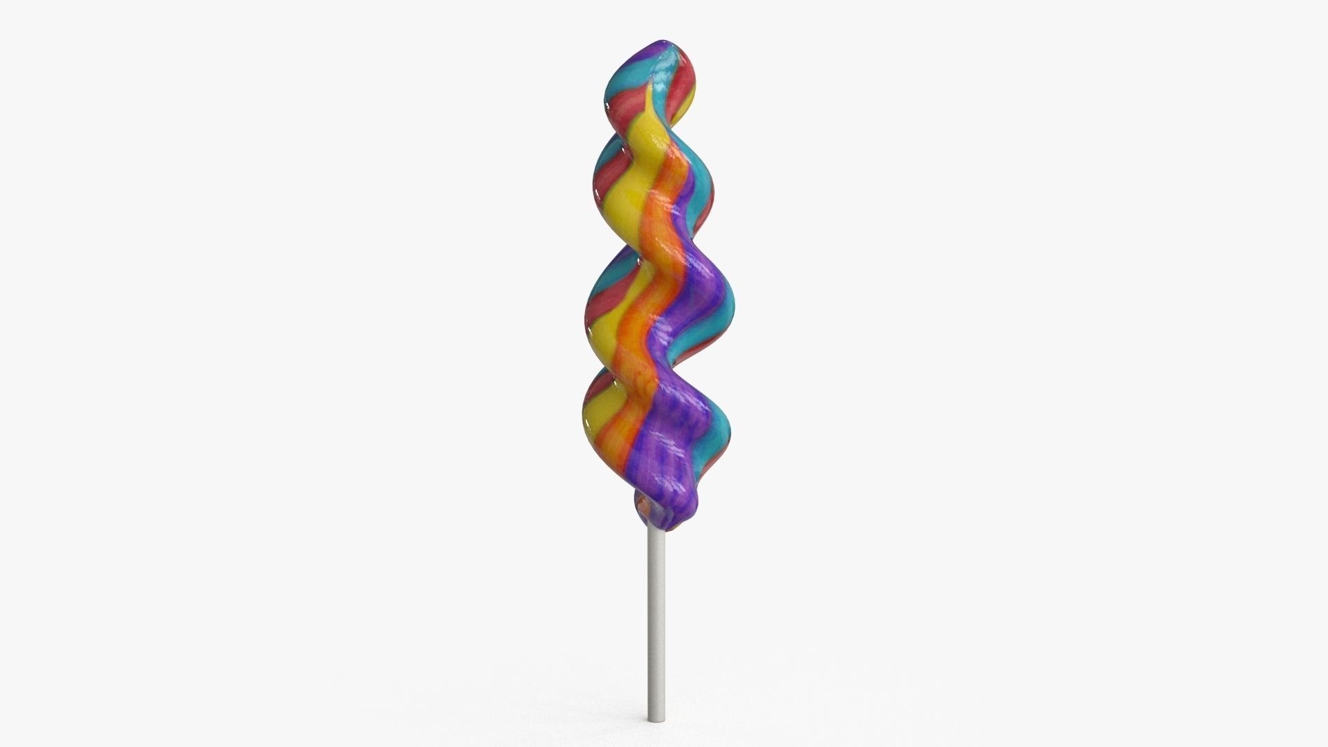 Lollipop v2 Low-poly 3D model_8