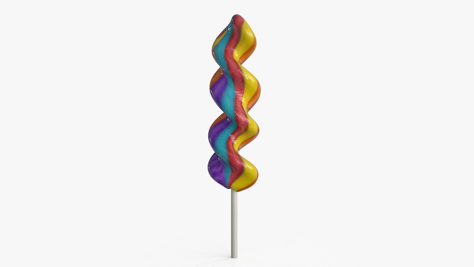 Lollipop v2 Low-poly 3D model_5