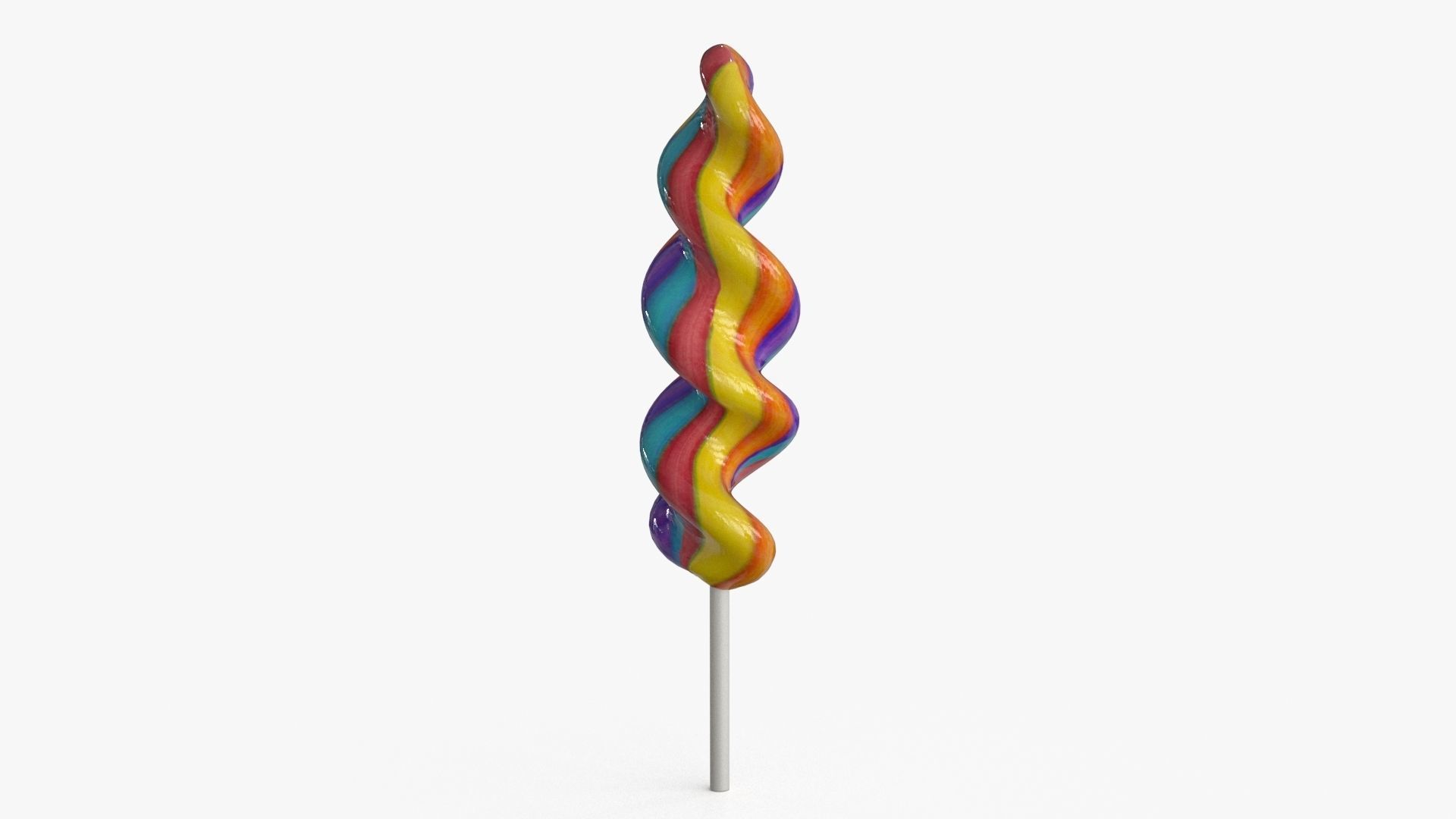 Lollipop v2 Low-poly 3D model_4