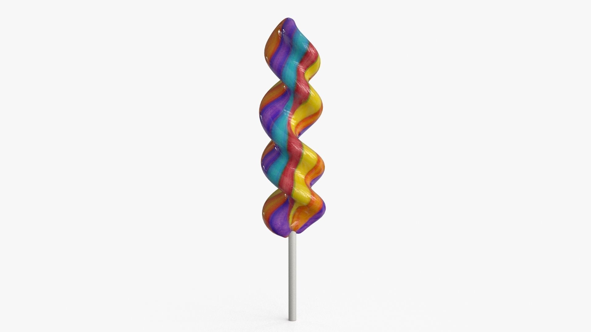 Lollipop v2 Low-poly 3D model_11