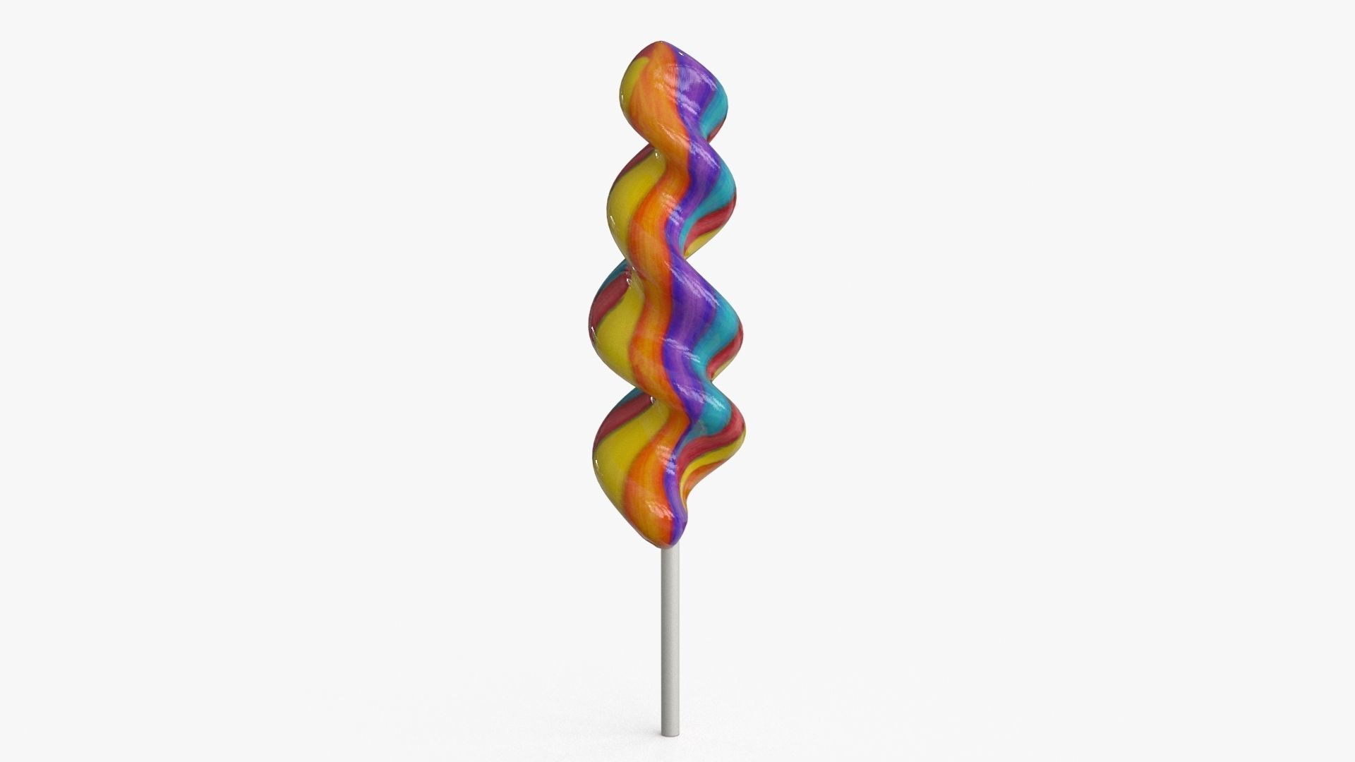 Lollipop v2 Low-poly 3D model_13
