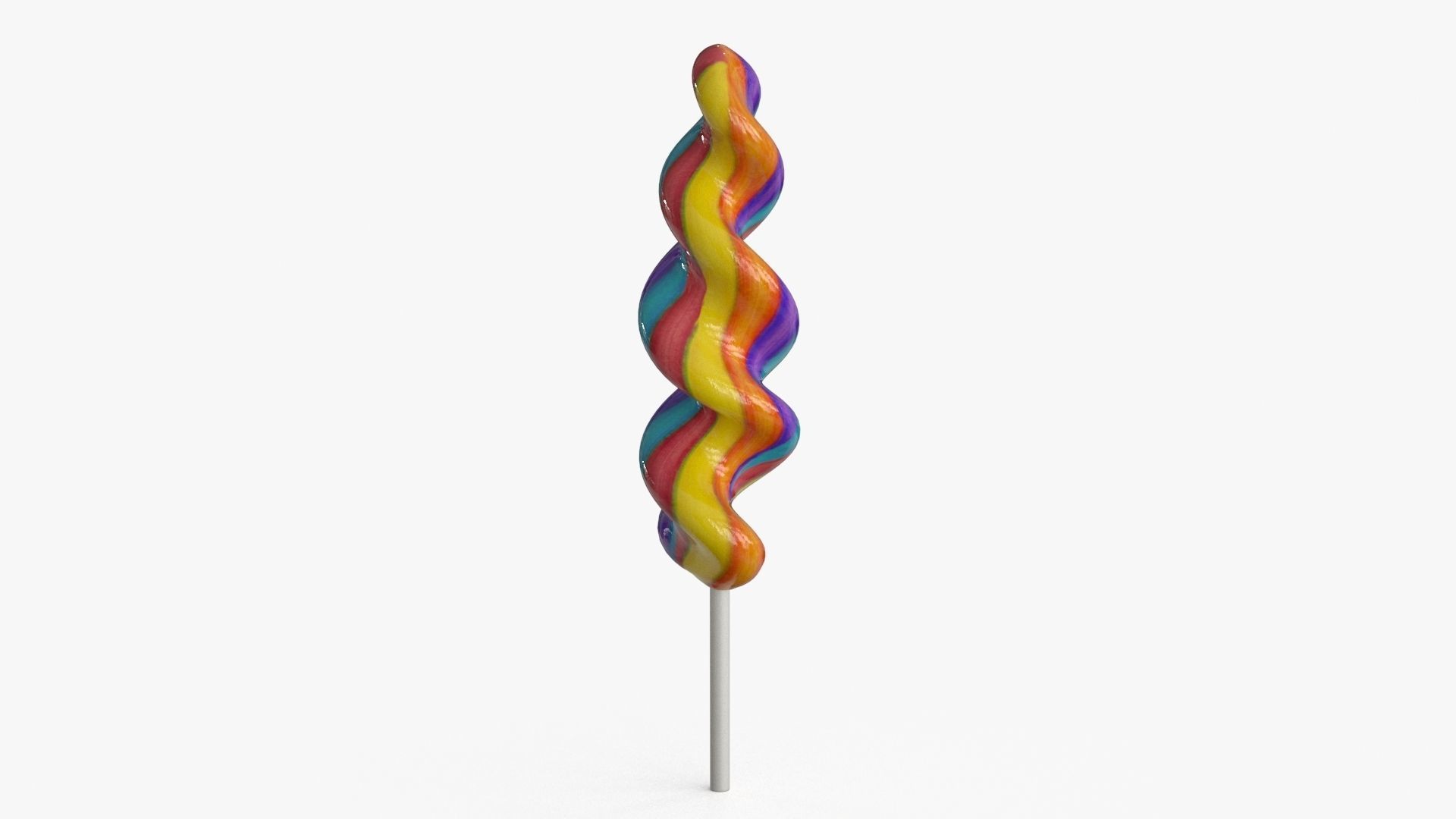 Lollipop v2 Low-poly 3D model_3