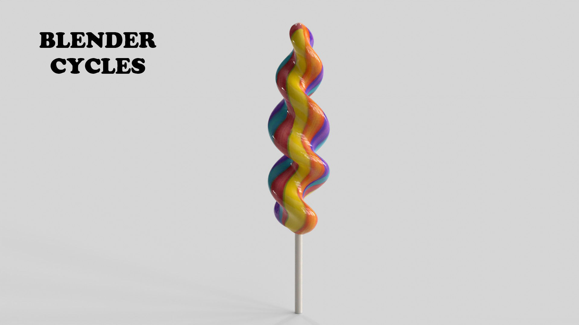 Lollipop v2 Low-poly 3D model_17