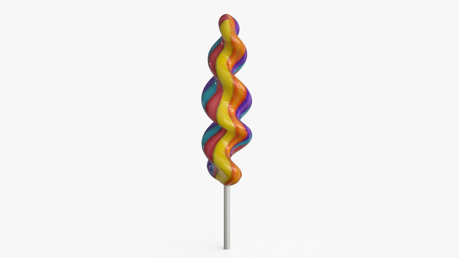 Lollipop v2 Low-poly 3D model_14