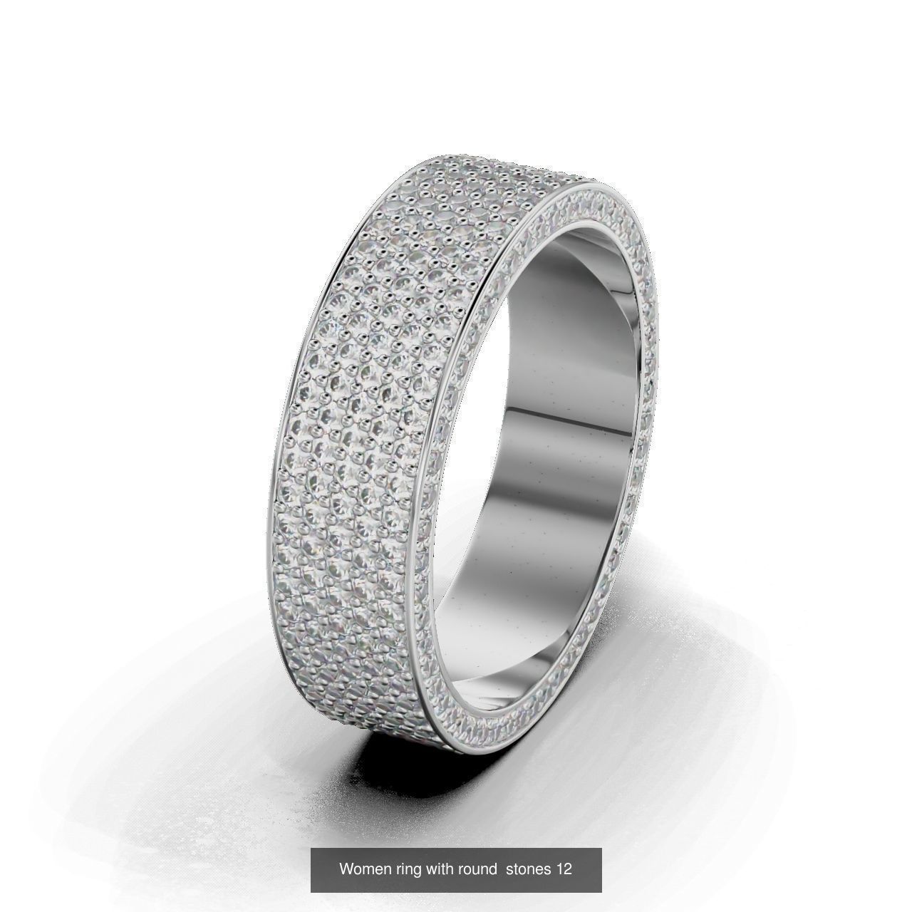 Women ring 3D Model Collection_12
