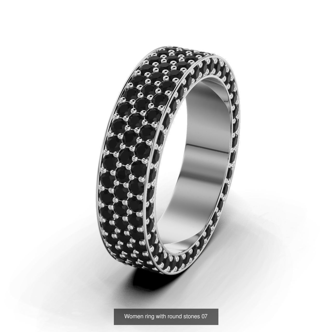 Women ring 3D Model Collection_7