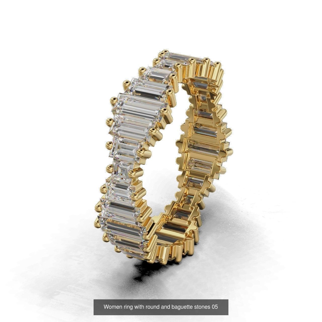 Women ring 3D Model Collection_5