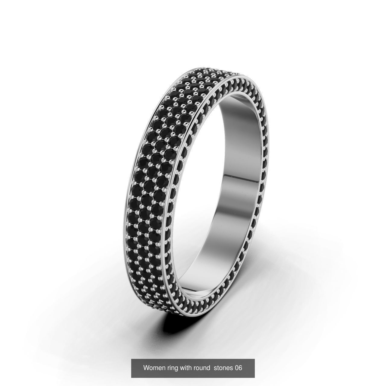 Women ring 3D Model Collection_6