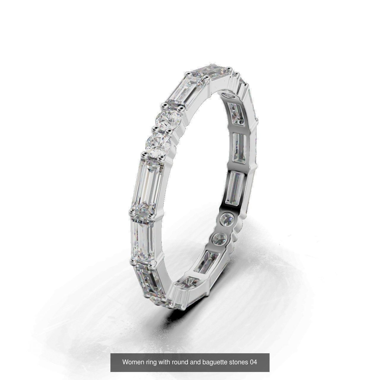 Women ring 3D Model Collection_4