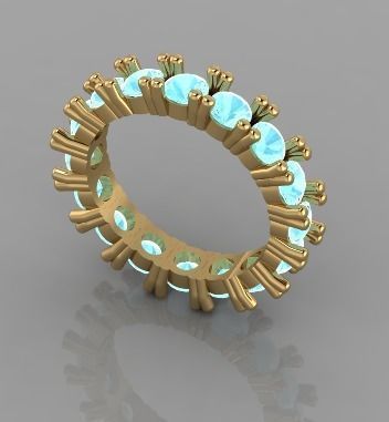 Ring for Woman 3d print model 3D print model_5