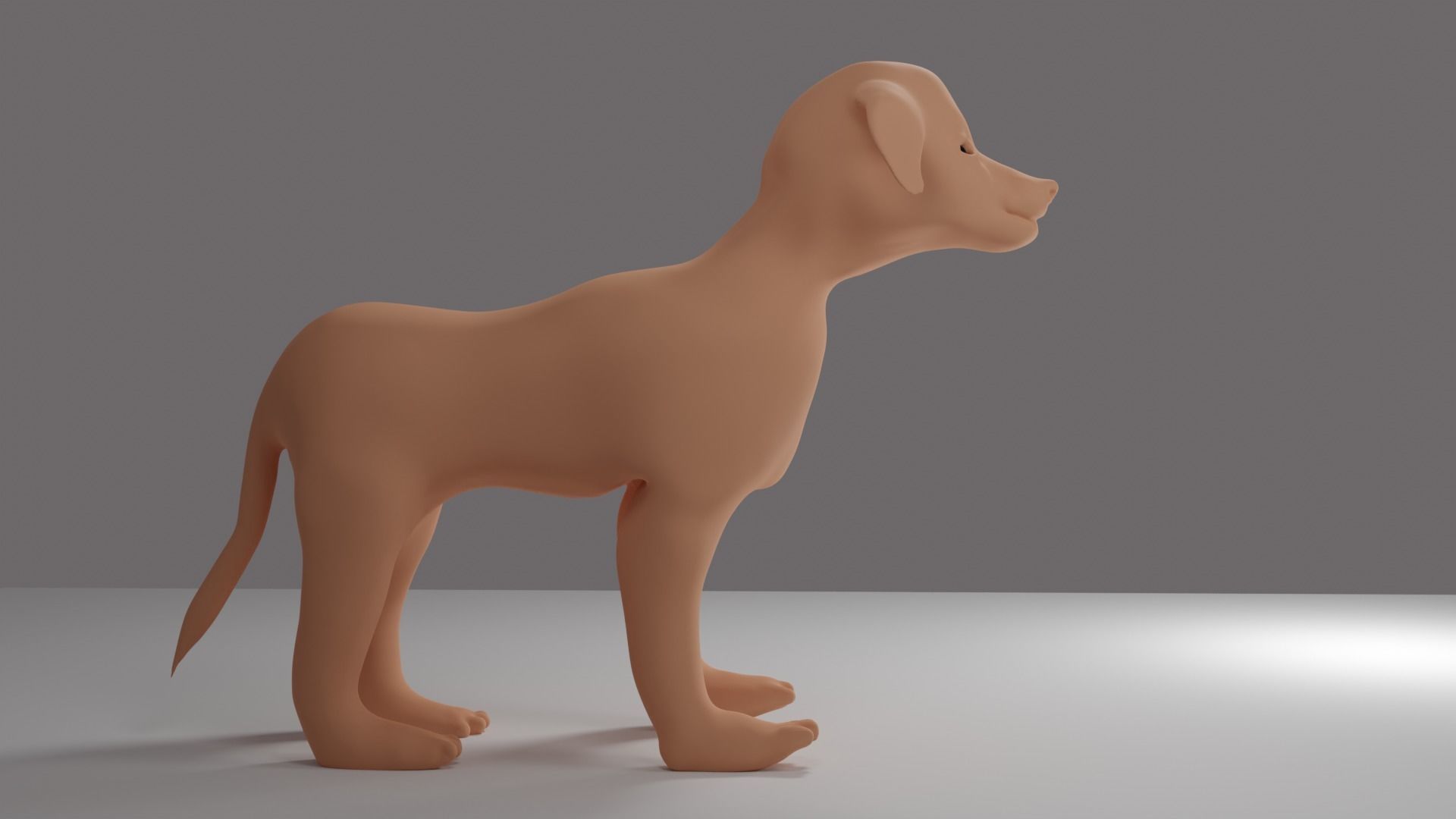 3d model of dog 3D model_1