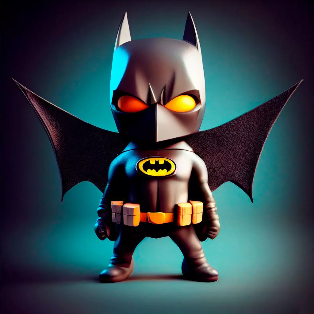 BATMAN CHIBI FAN ART - 3D PRINTABLE MODEL 3D print model_0