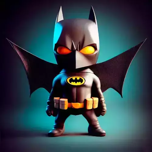 BATMAN CHIBI FAN ART - 3D PRINTABLE MODEL 3D print model