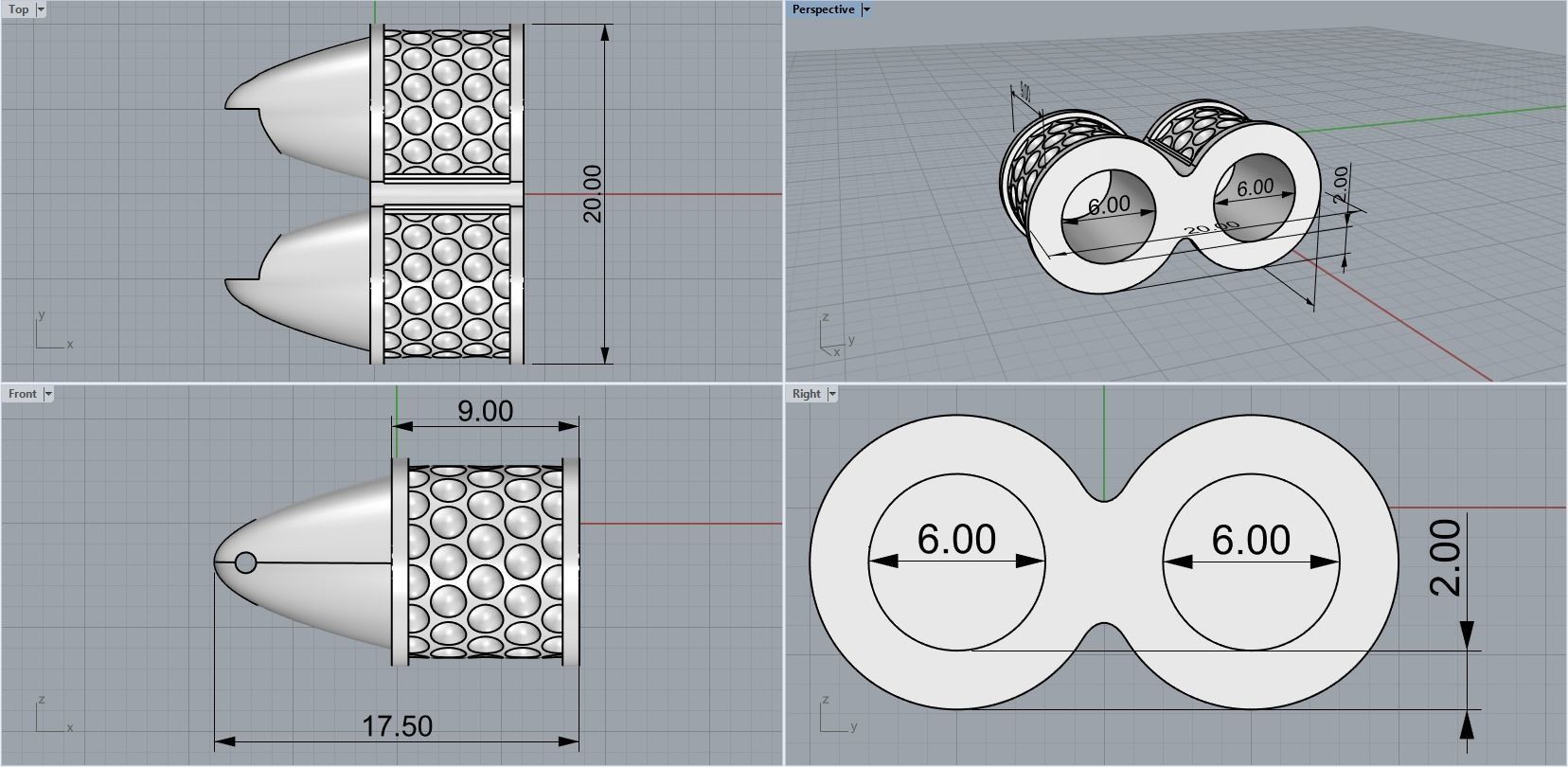 men leather bracelet 3D print model_20