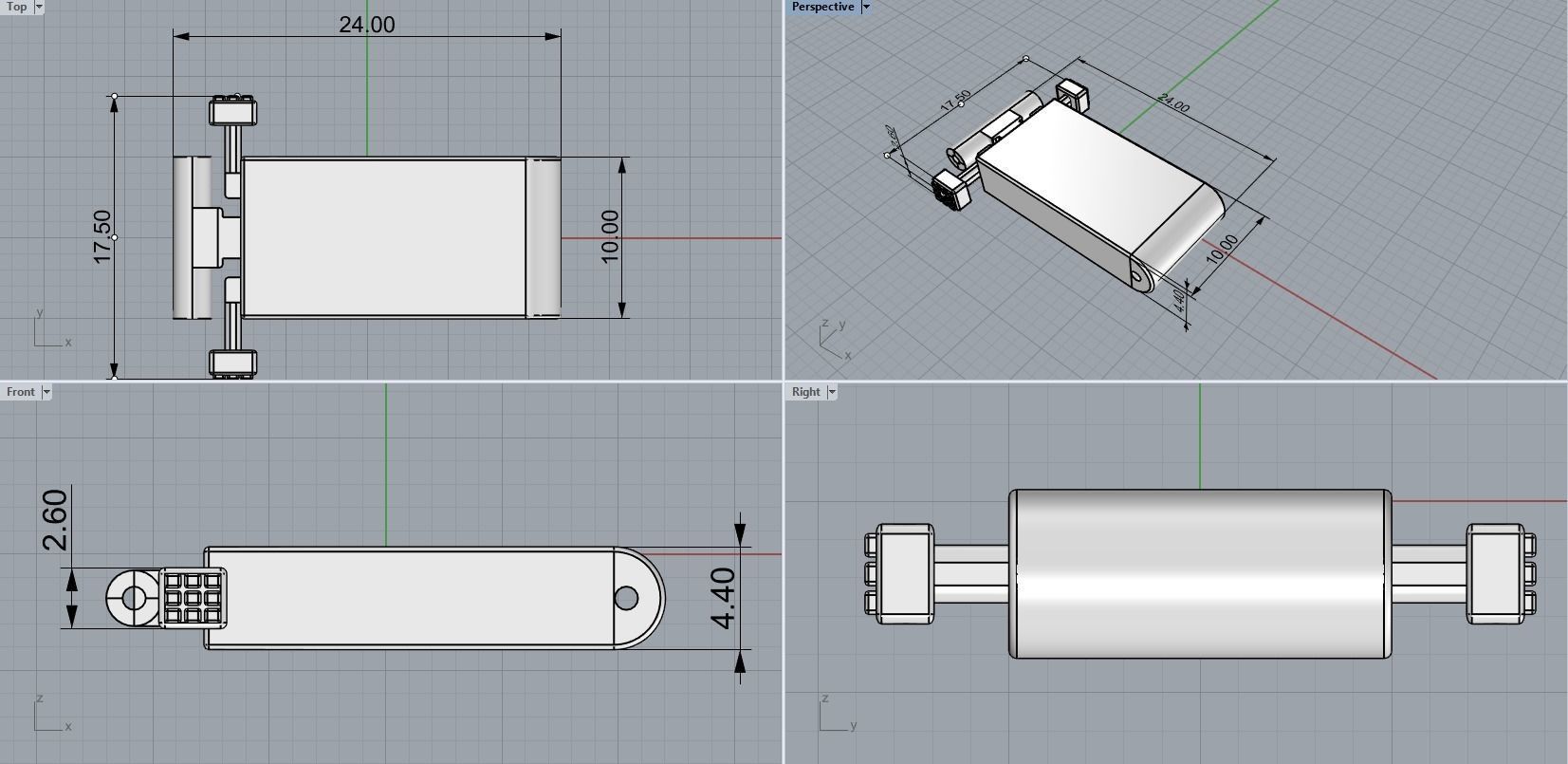 men leather bracelet 3D print model_23