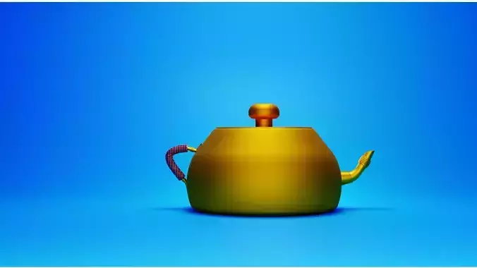 Store Teapot 3D Modeling