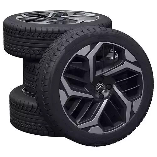 Citroen wheels 3D model