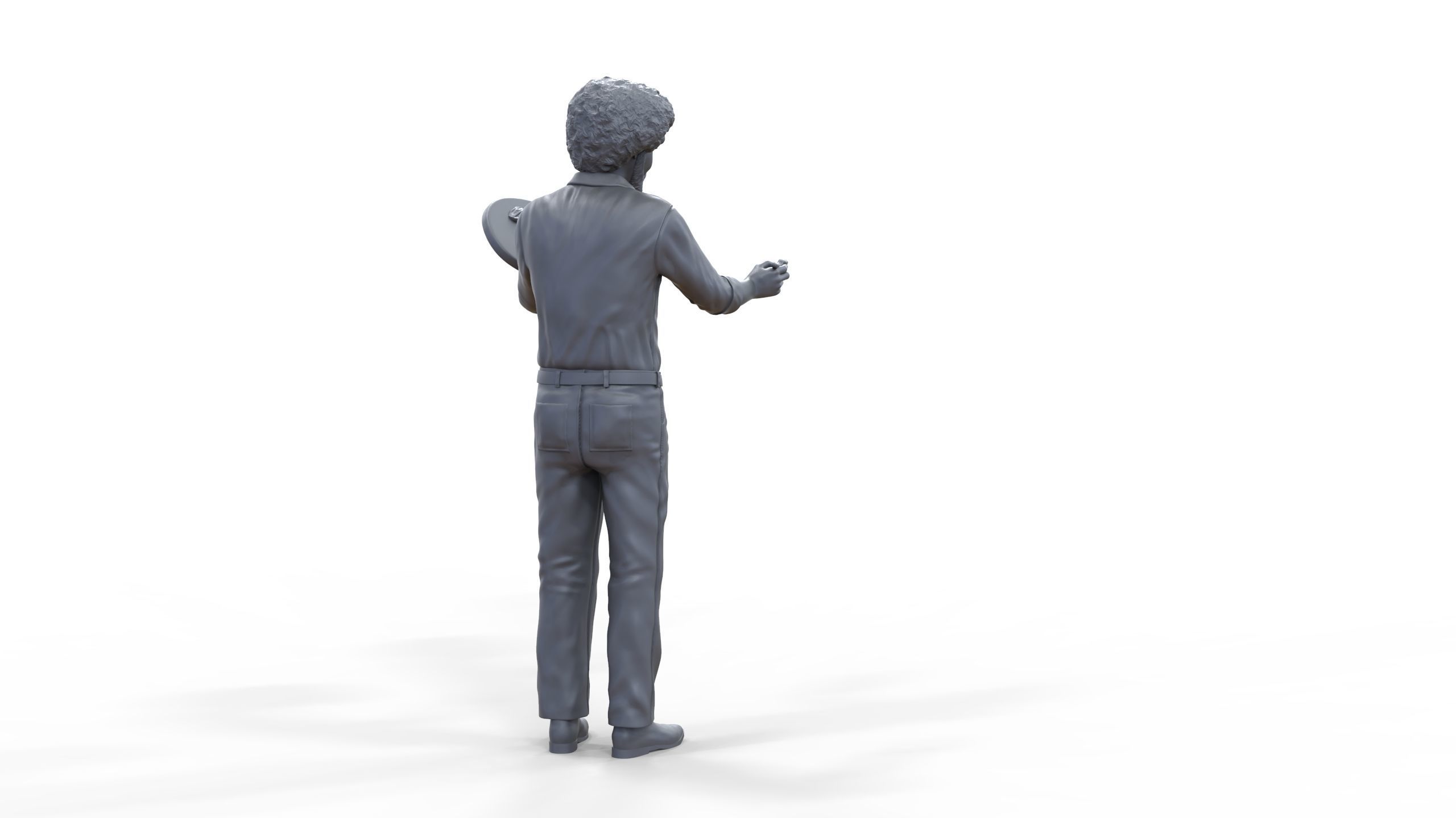 Bob Ross painting 3D print model_38