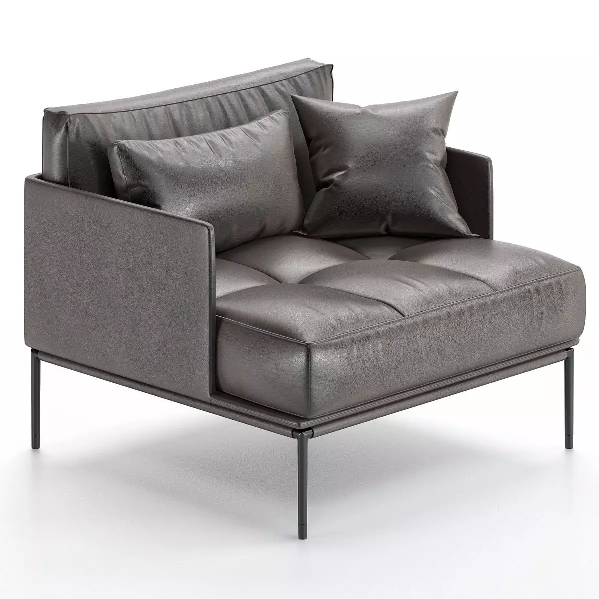 Armchair Fame Wittmann Low-poly 3D model