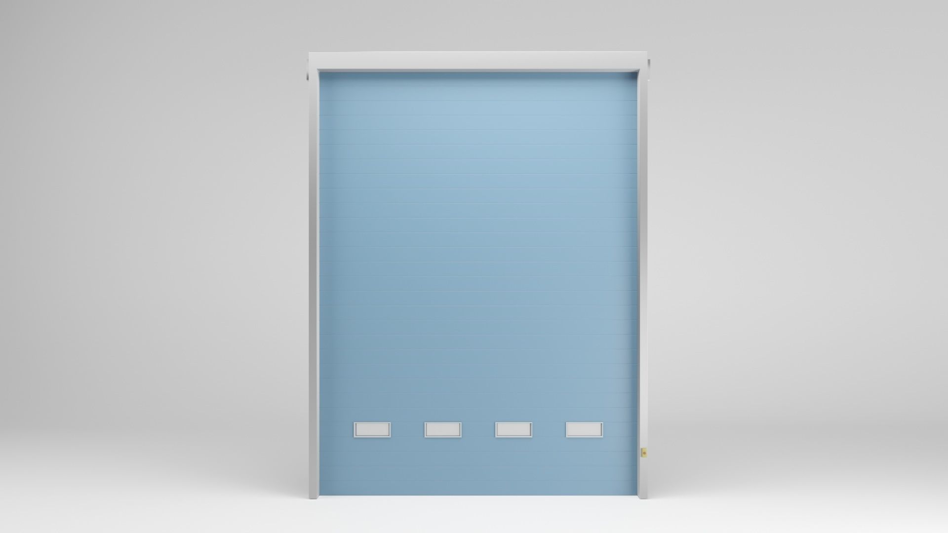 Warehouse Door 02 3D model_2