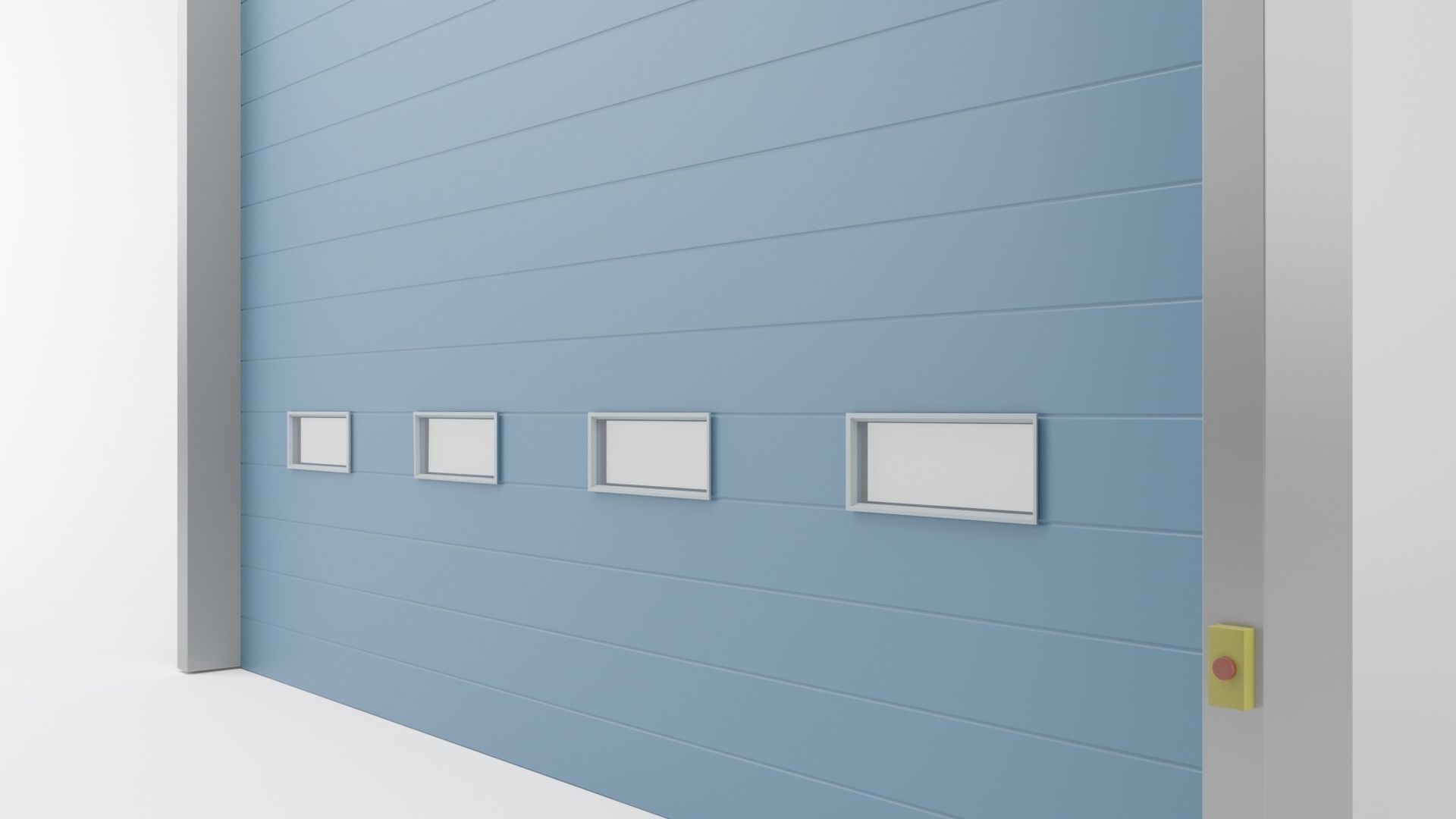 Warehouse Door 02 3D model_1