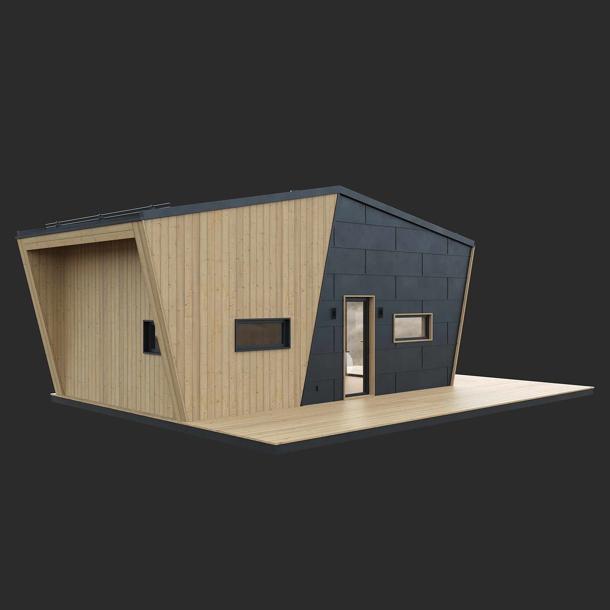 Shell House 3D model_2