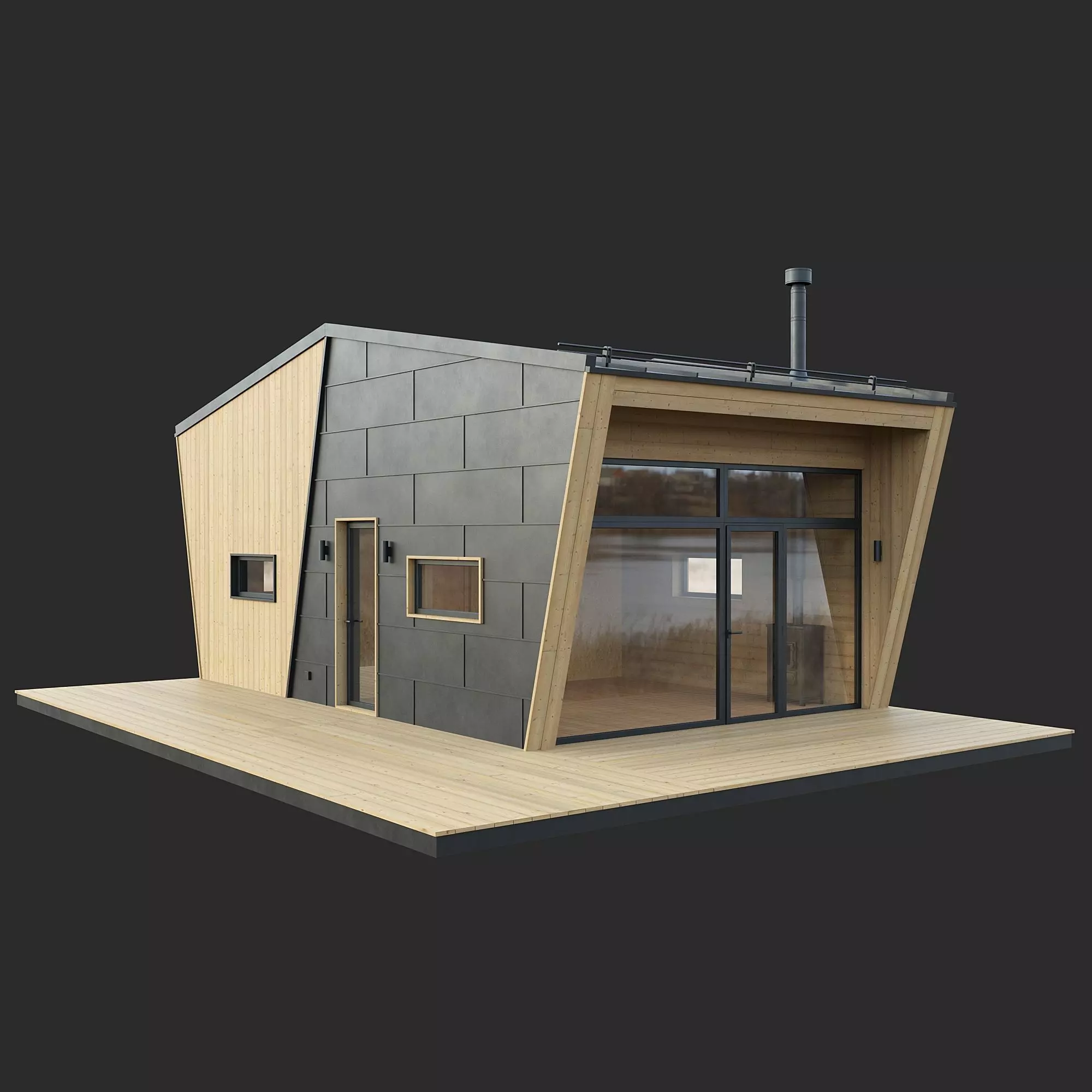 Shell House 3D model_0