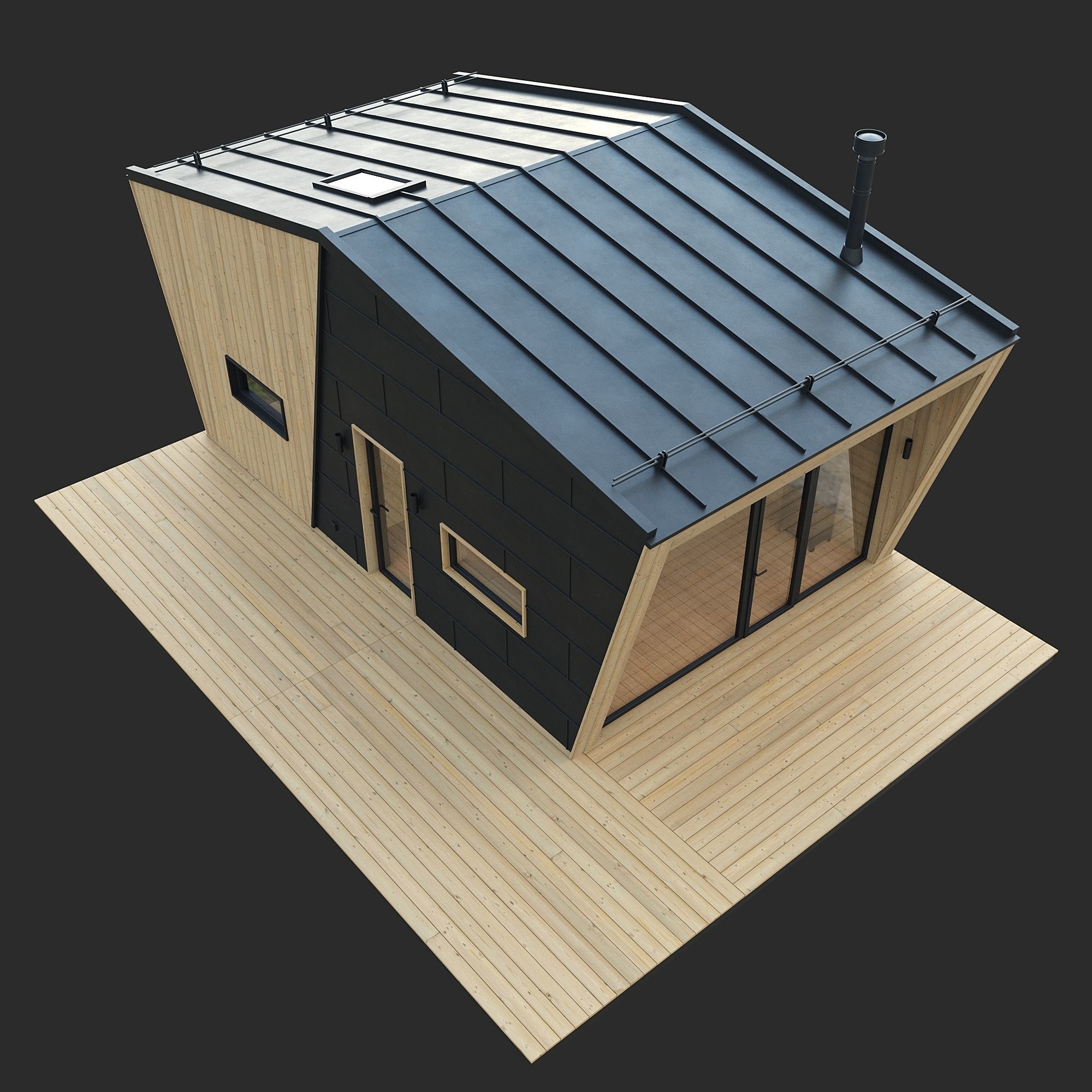 Shell House 3D model_4