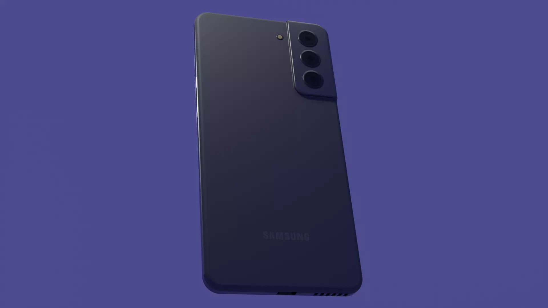 Samsung Galaxy S21 FE Gray Fantom Low-poly 3D model_0