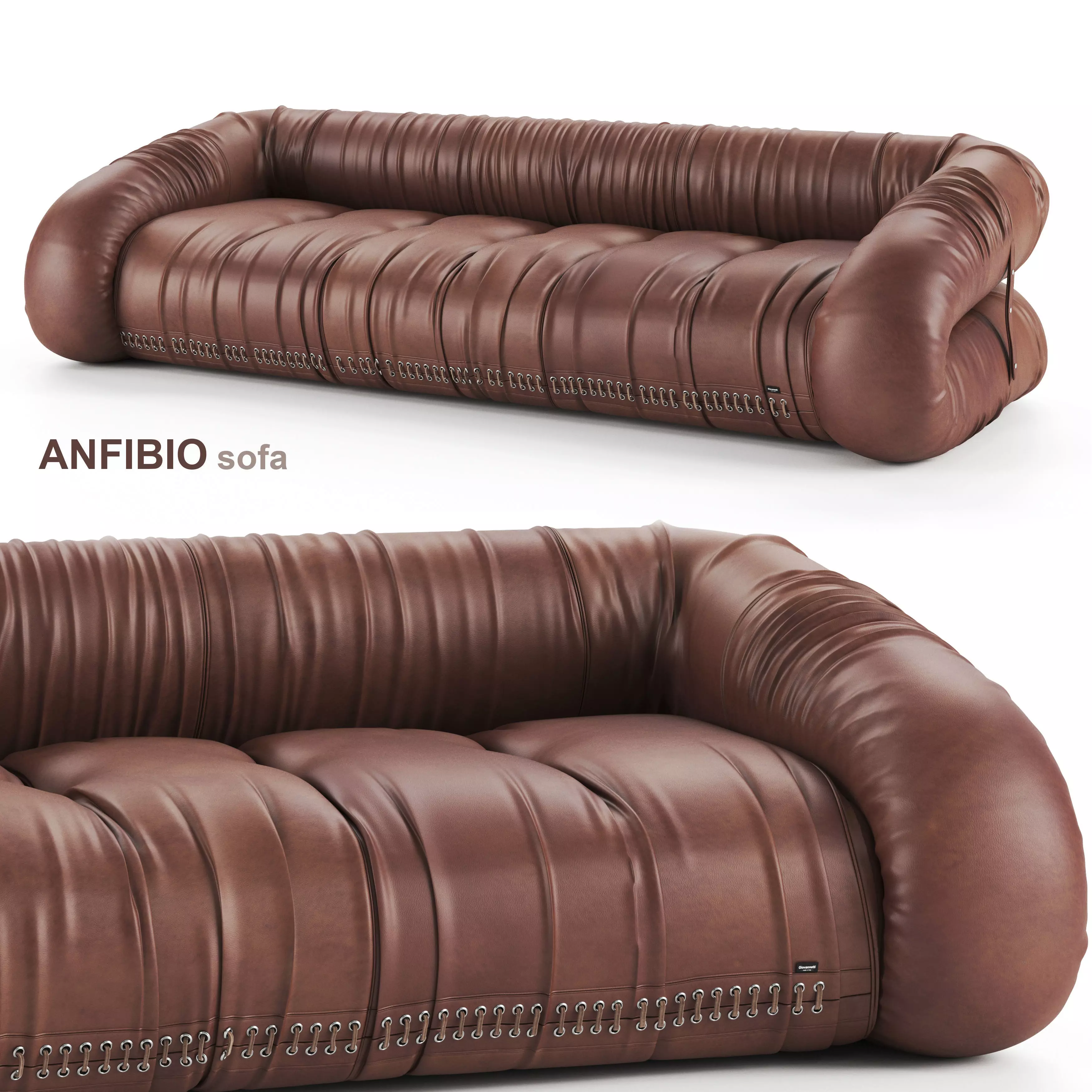 ANFIBIO sofa by Giovannetti 3D model