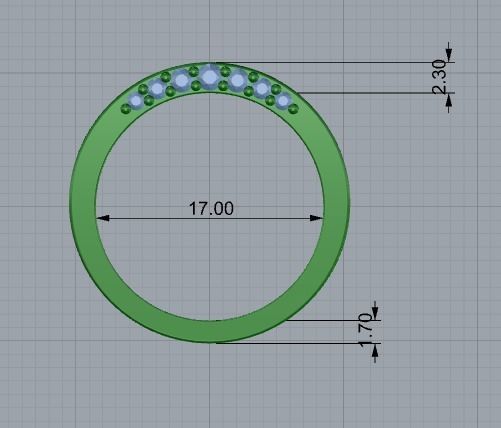 Jewelry Ring 3d print model 3D print model_6