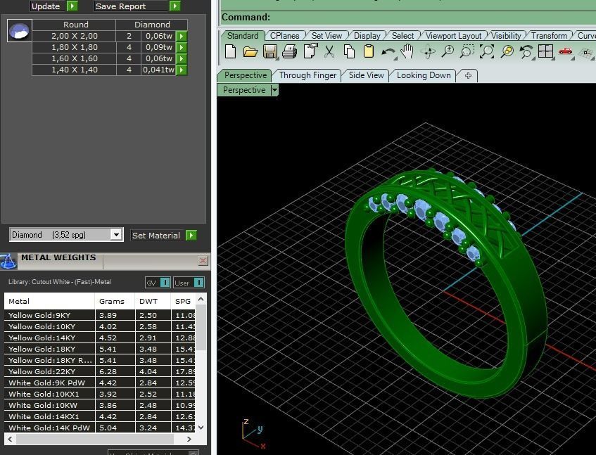 Jewelry Ring 3d print model 3D print model_1