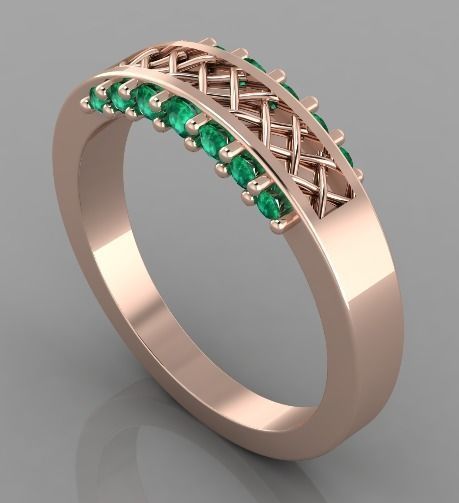 Jewelry Ring 3d print model 3D print model_2