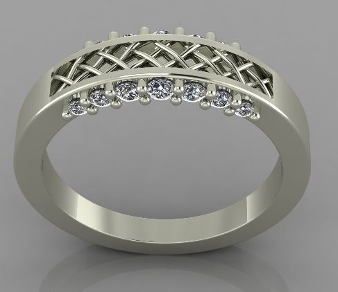 Jewelry Ring 3d print model 3D print model_3
