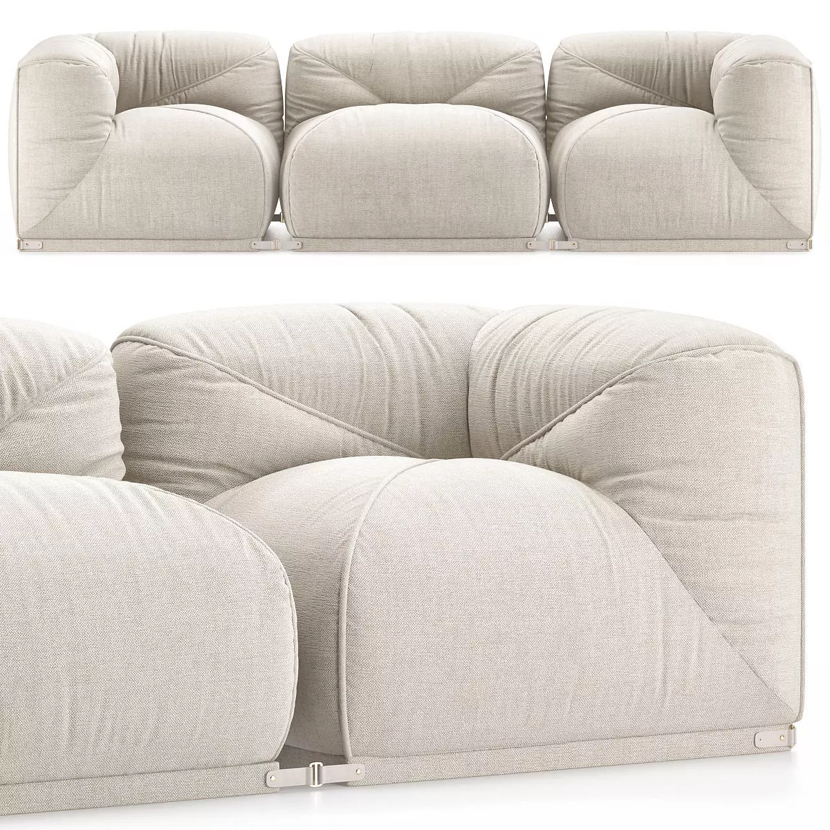 GHIDINI 1961 LEISURE Sofa Low-poly 3D model_0