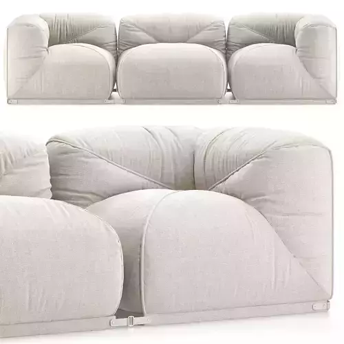 GHIDINI 1961 LEISURE Sofa Low-poly 3D model GHIDINI 1961 LEISURE Sofa Low-poly 3D model