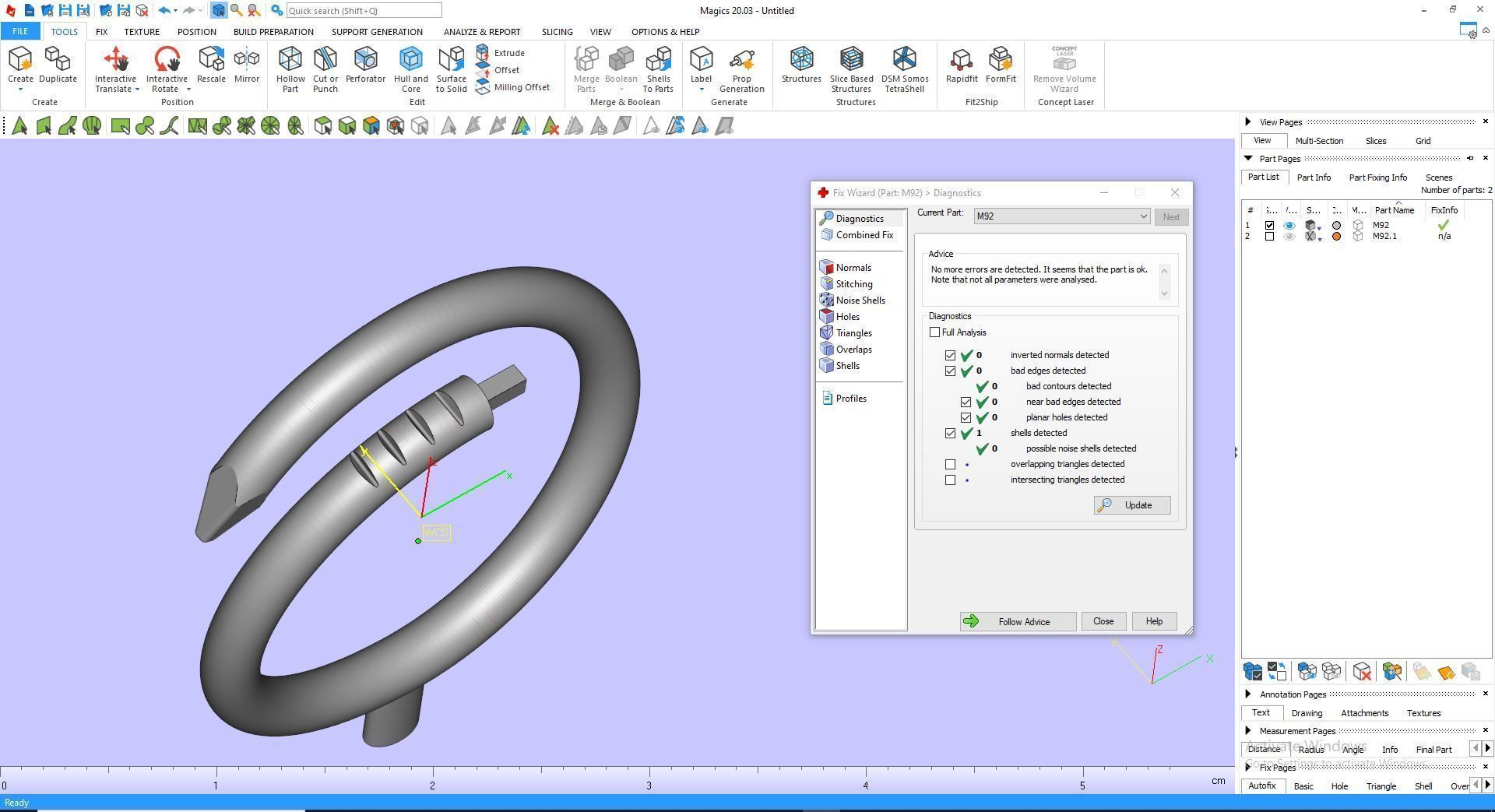 Ring M92 Women ring  Size 11 US 3D print model_12