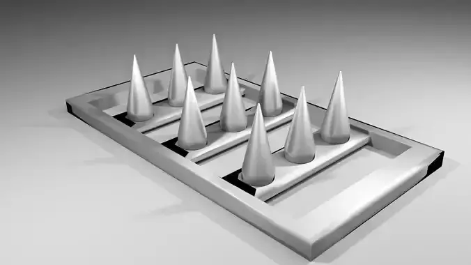 Military Barricade - Ground Spikes