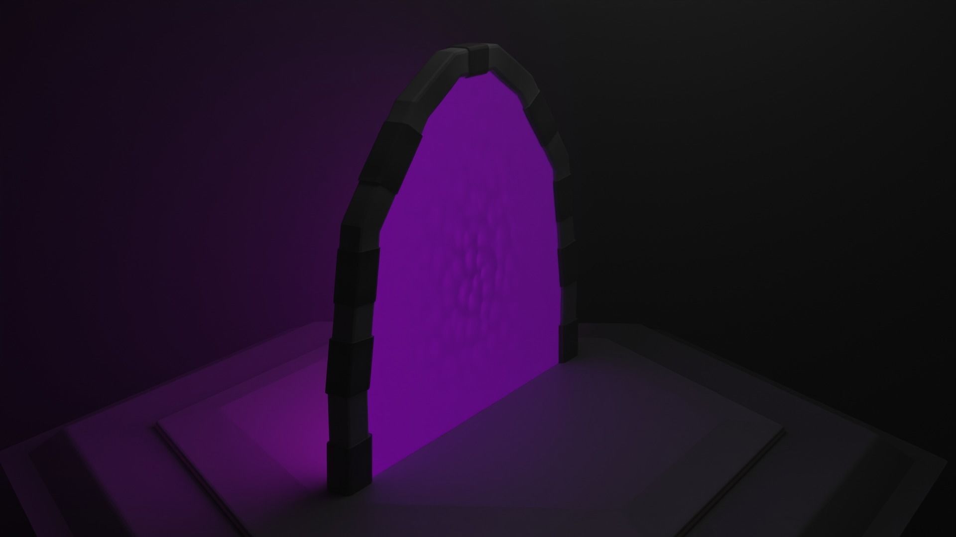 Portal Purple Free low-poly 3D model_5