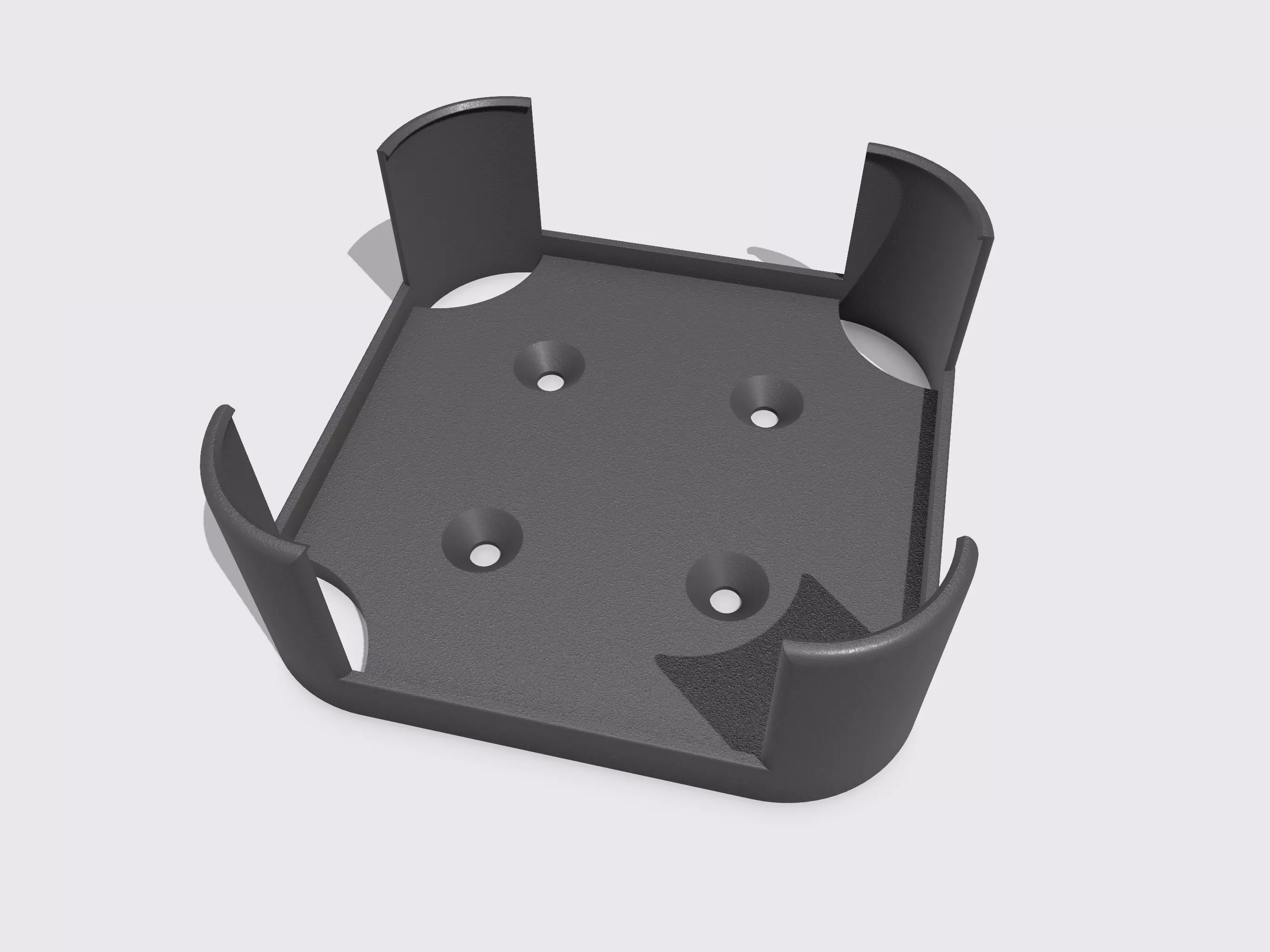 Apple TV 4K Wall mount 3D print model