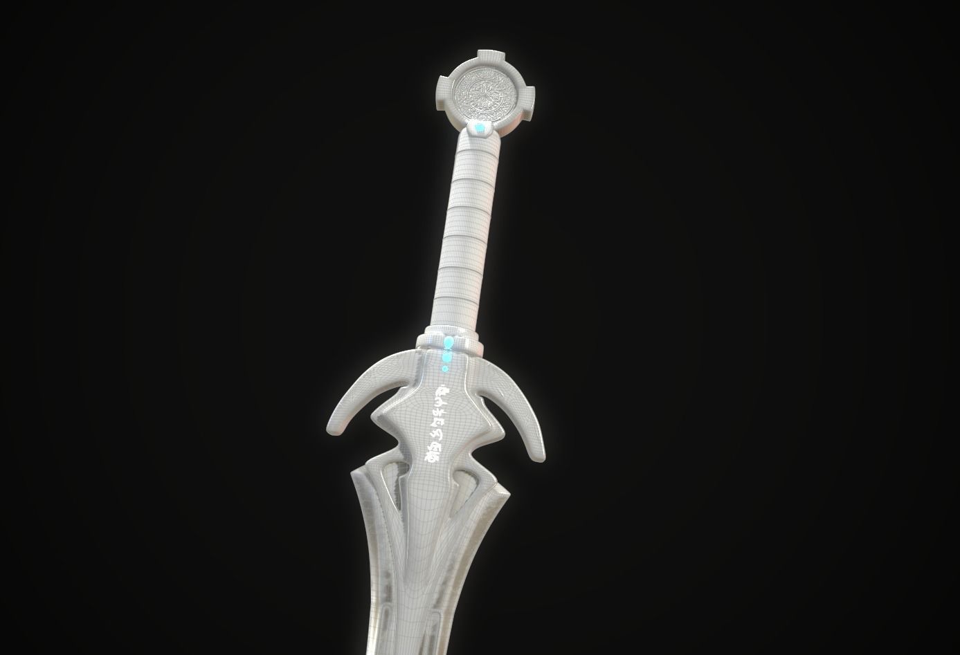 Sword Inpired in Excalibur 3D model_2