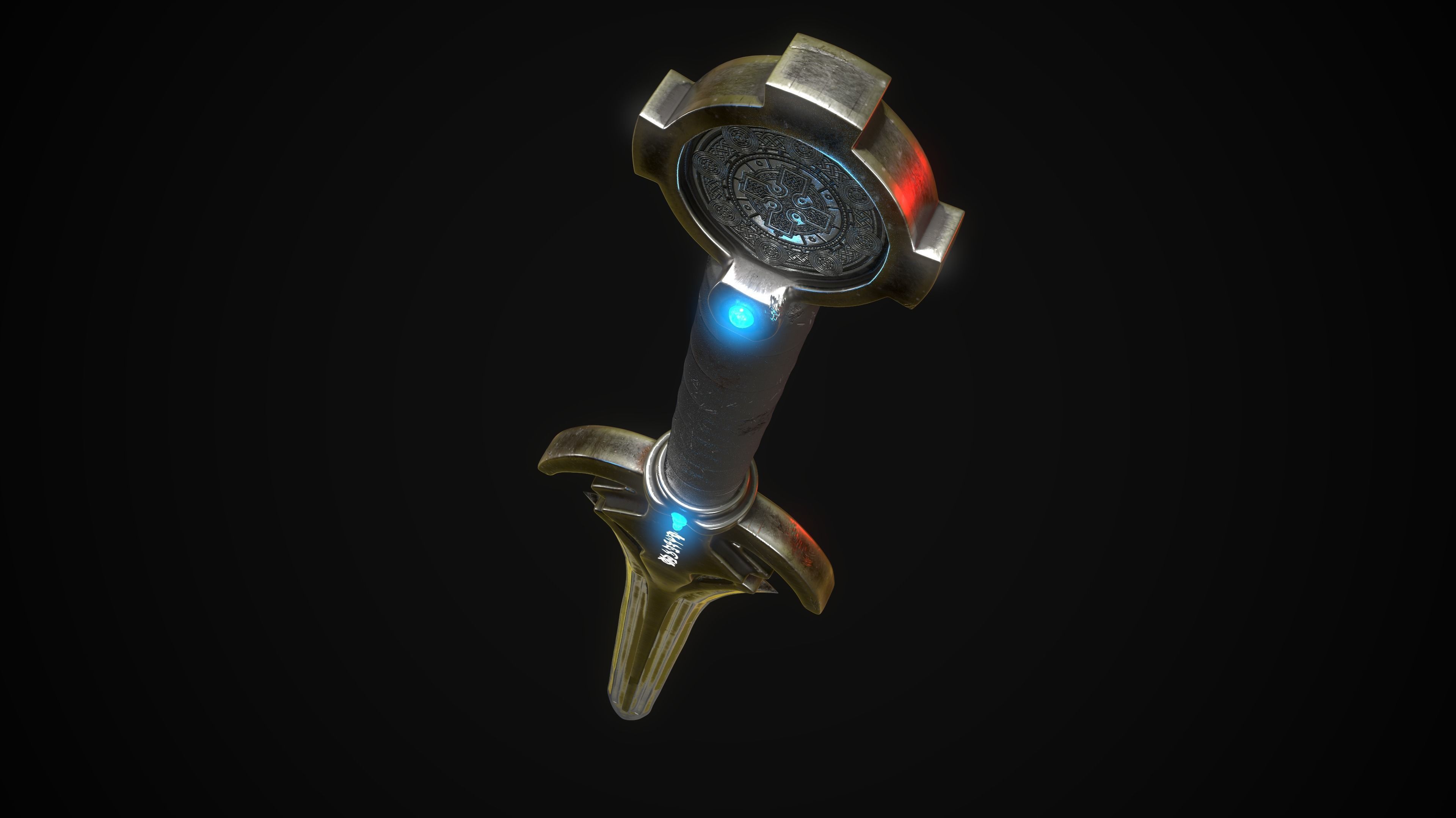 Sword Inpired in Excalibur 3D model_6