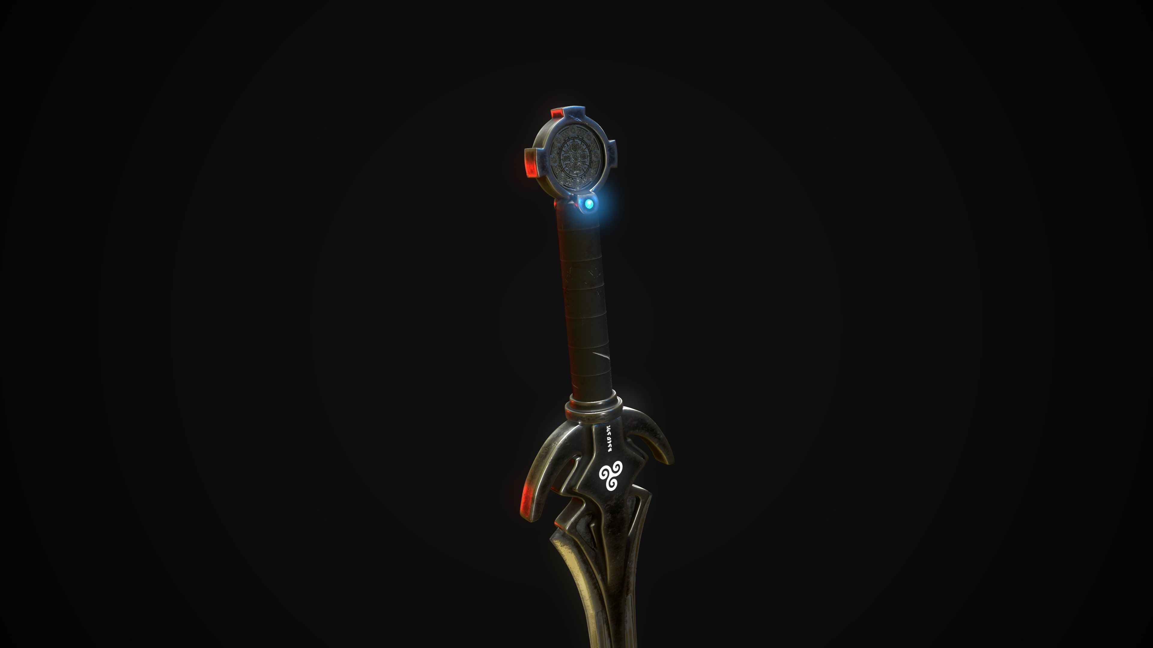 Sword Inpired in Excalibur 3D model_5
