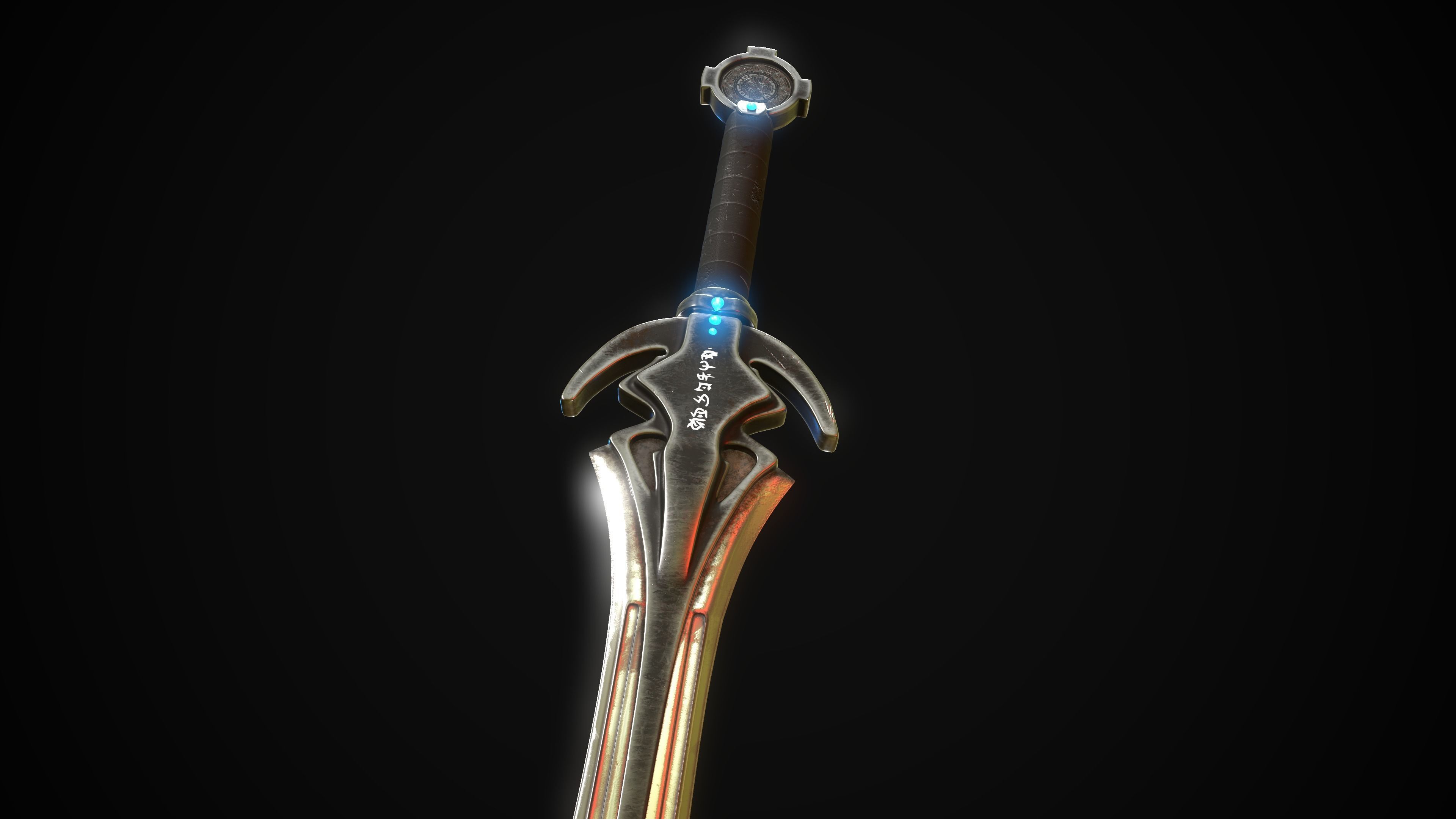 Sword Inpired in Excalibur 3D model_4