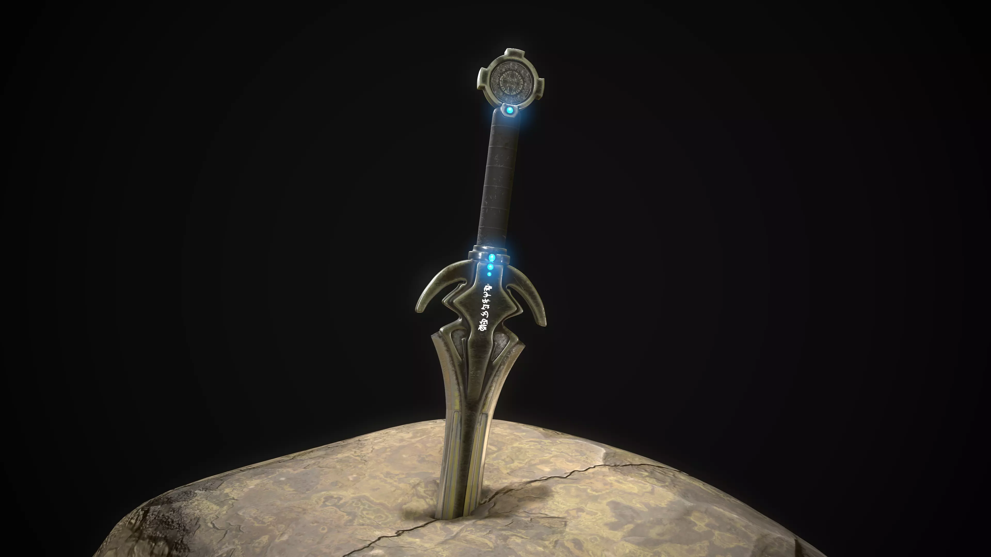 Sword Inpired in Excalibur 3D model_0