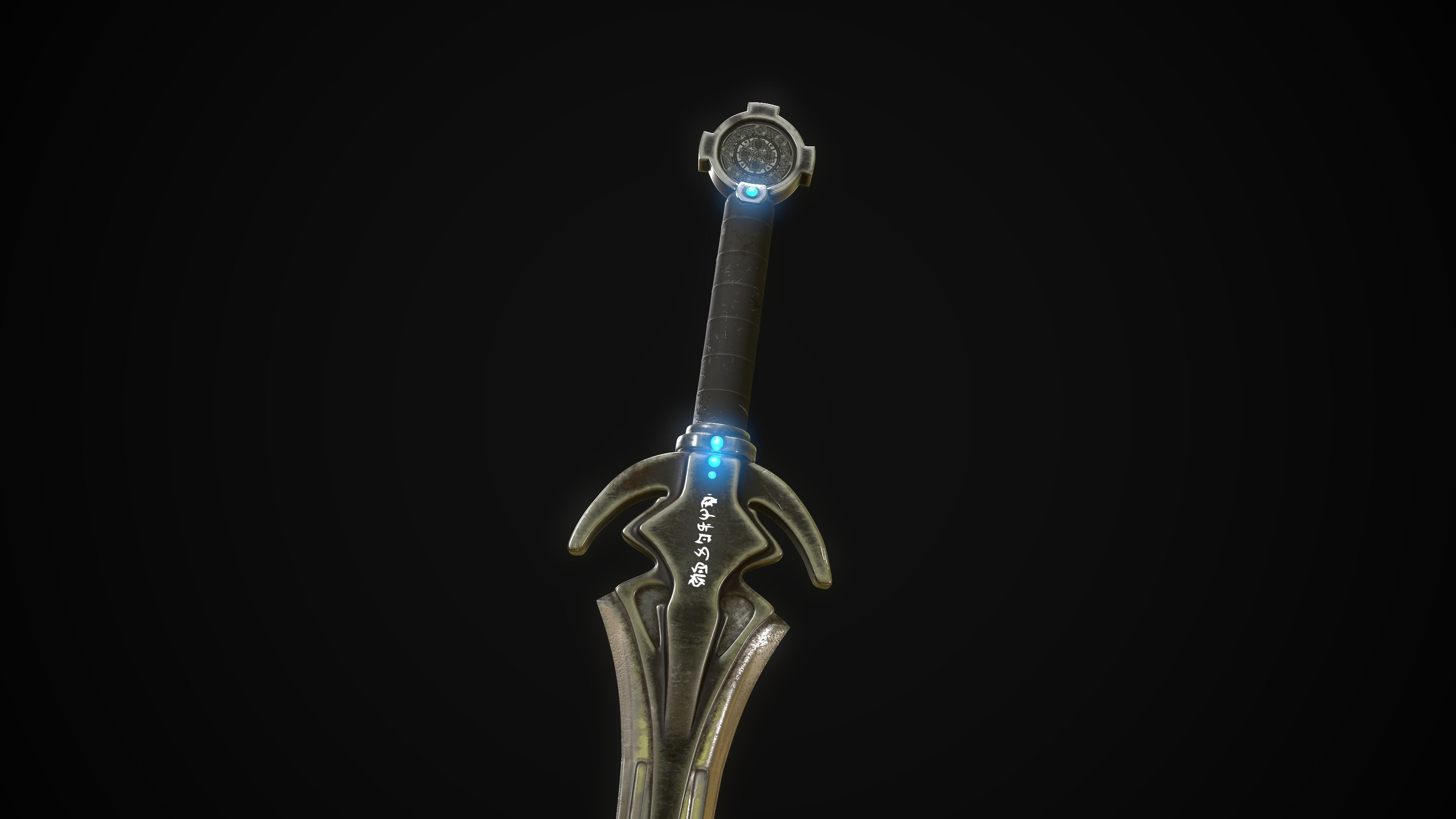 Sword Inpired in Excalibur 3D model_3