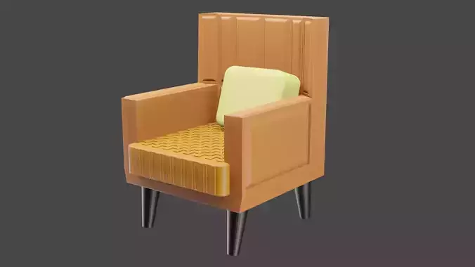 armchair chair with cushion