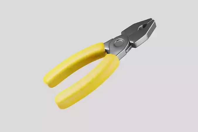Yellow pliers hand tool