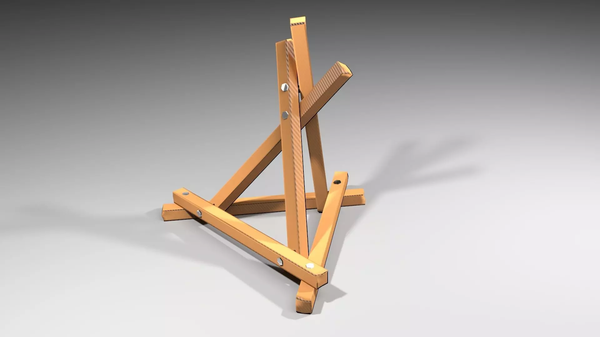 Military Barricade - Pyramid Obstacle 3D model_0