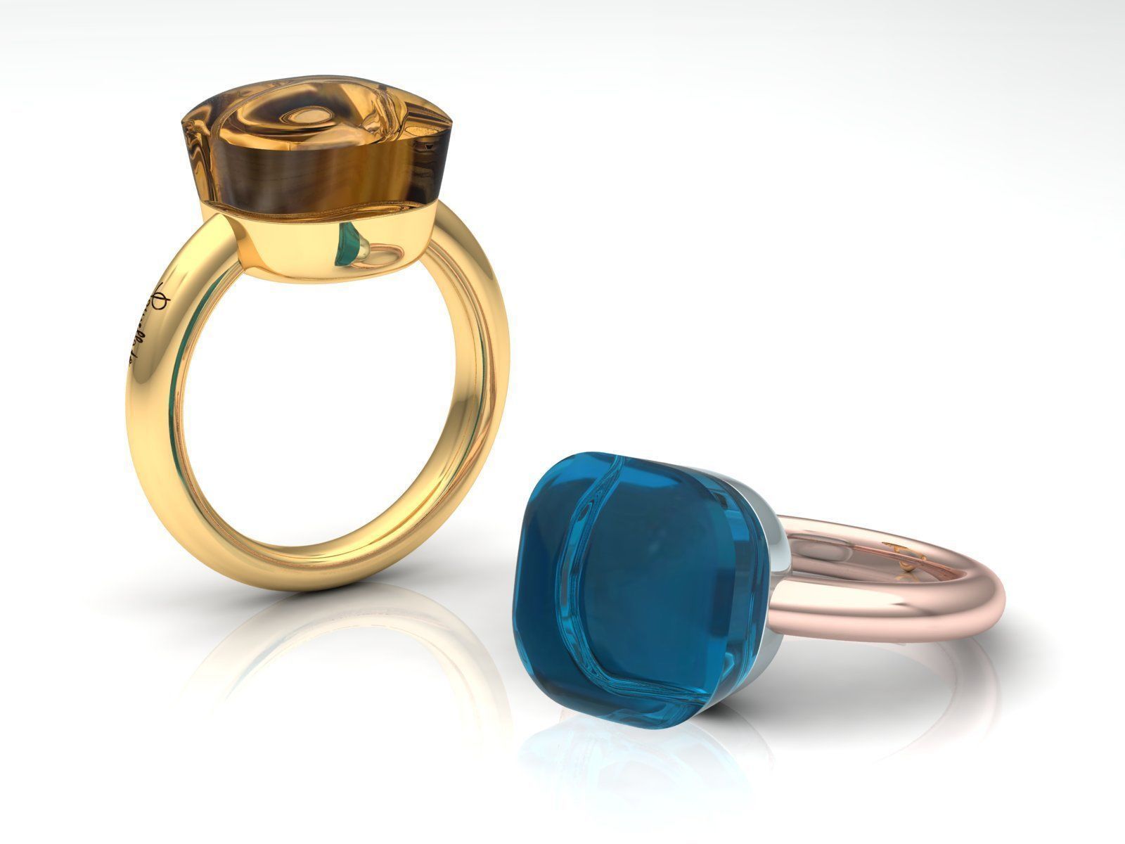 Nudo Maxi Ring 3D print model_7